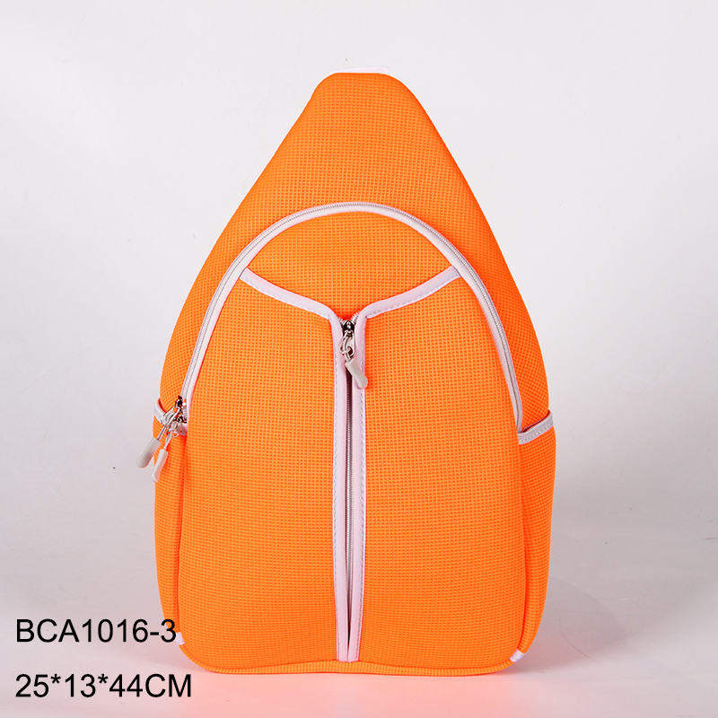 Oxford cloth tennis bag, large capacity badminton storage bag paddle bag
